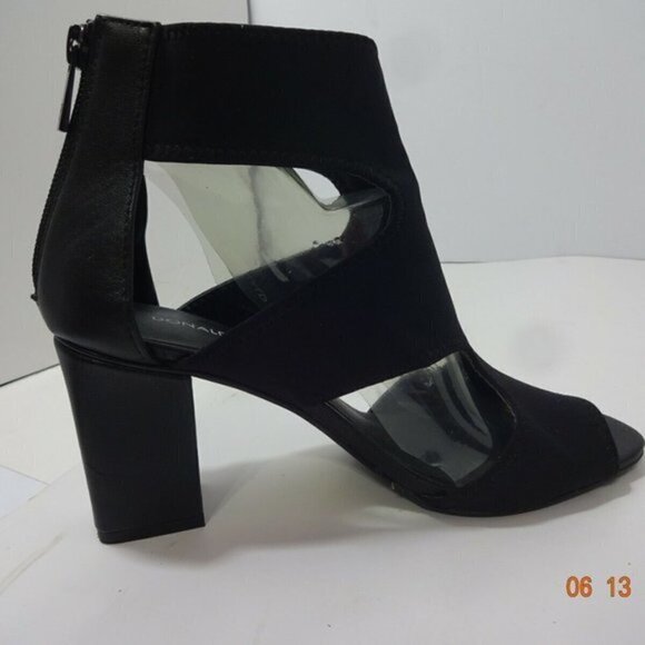 Donald Pliner Valeri-D Womens Size 7 M Black Heeled Block Sandals - Picture 7 of 9